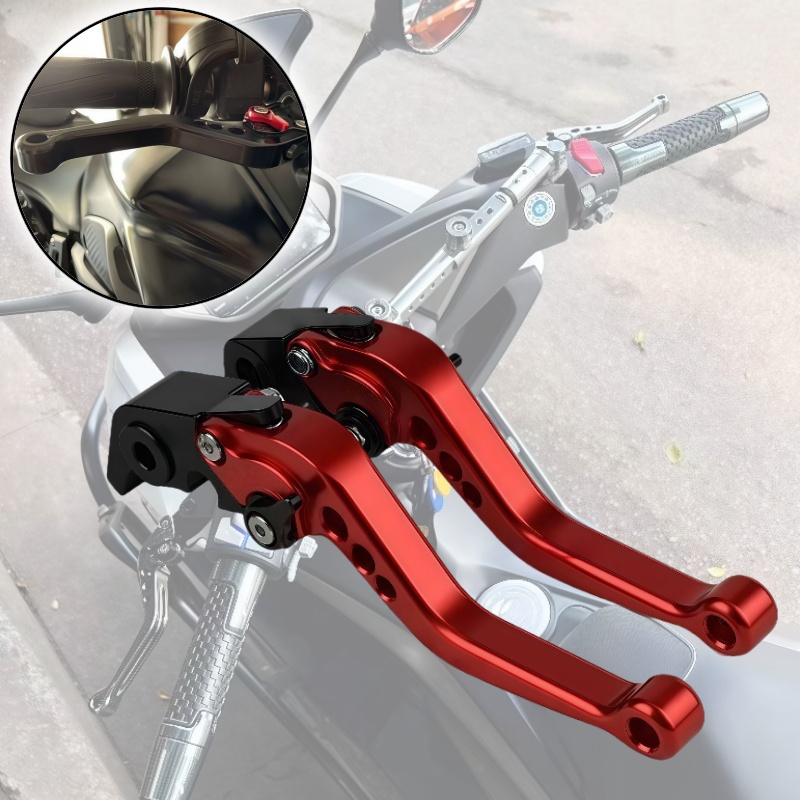 Cnc Aluminum Adjustable Brake Clutch Levers - Palanca de freno ajustable para motocicleta