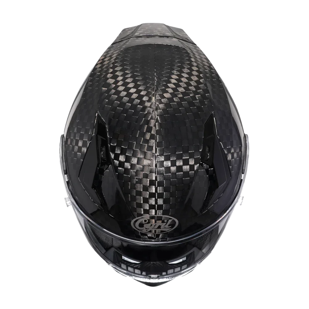 Cascos de motocicleta de cara  - Carbon Fiber Lightweight Motorcycle Helmet reseña y precio