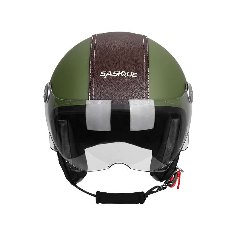 Casco de Motocicleta Vintage 3 - Vintage Open Face Retro Helmet reseña y precio