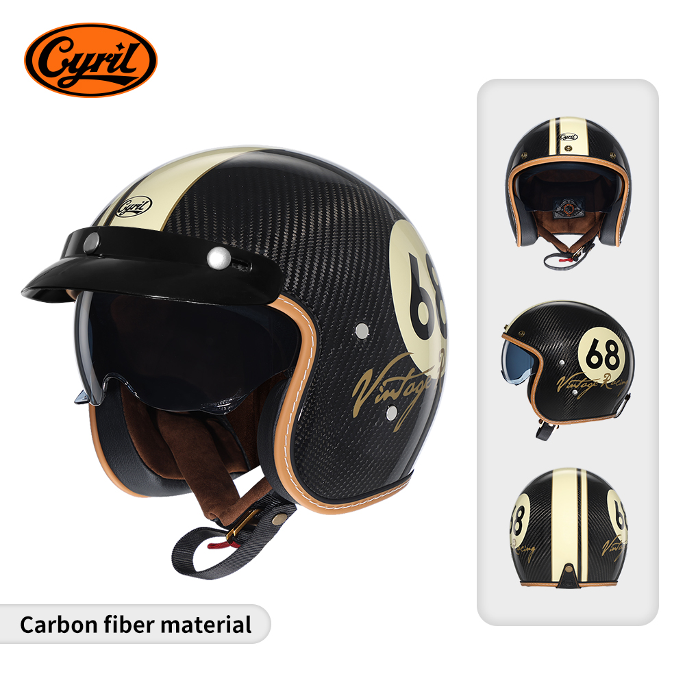 Cascos de Motocicleta Ligeros  - Carbon Fiber Lightweight Motorcycle Helmet reseña y precio