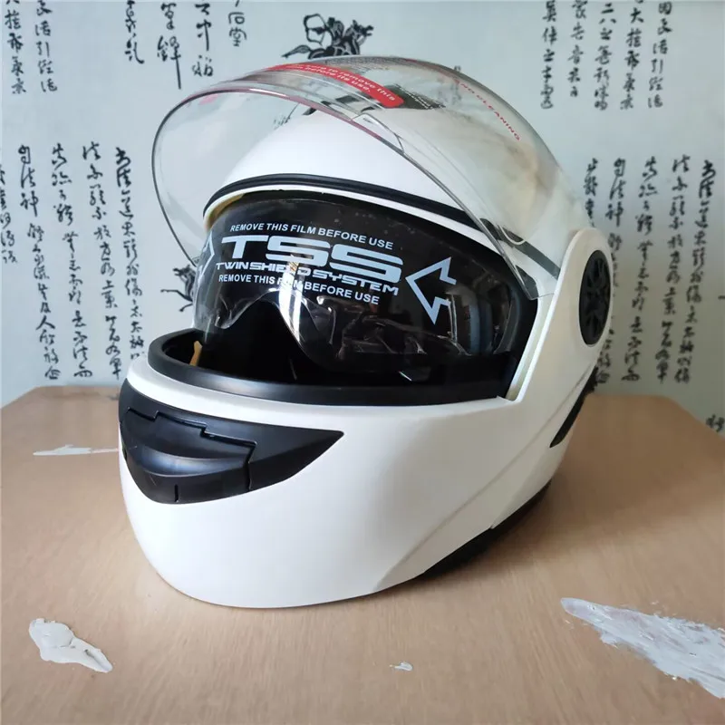 Casco modular para motocicleta - Motorcycle Helmet Inner Sun Visor Lens reseña y precio