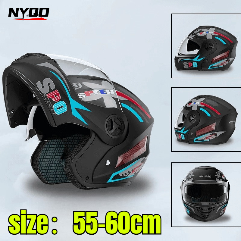 Casco de Seguridad Abatible pa - Full Face Motorcycle Helmet With Bluetooth reseña y precio