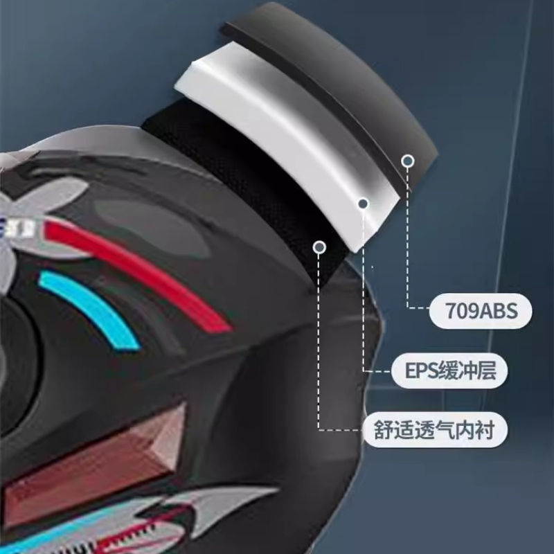 Casco de Seguridad Abatible pa - Full Face Motorcycle Helmet With Bluetooth reseña y precio