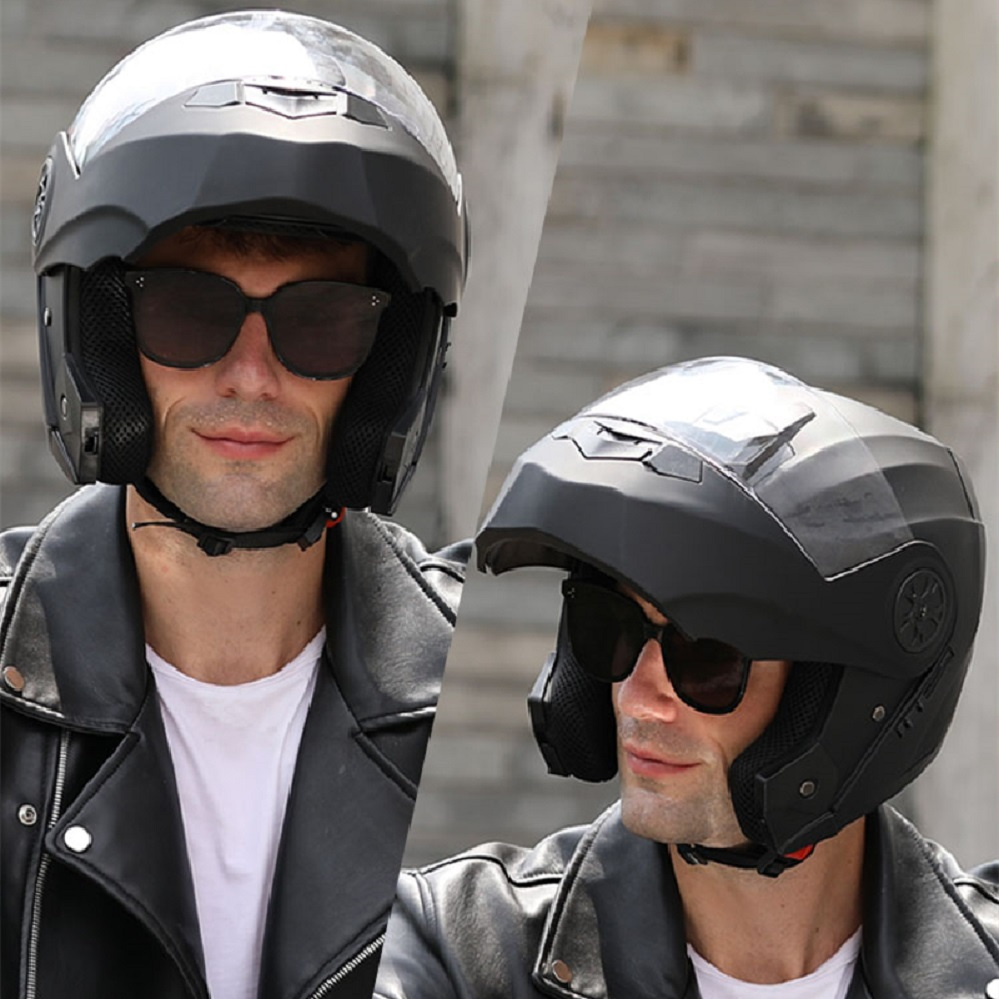 Casco Modular De motocicleta c - Motorcycle Helmet Inner Sun Visor Lens reseña y precio