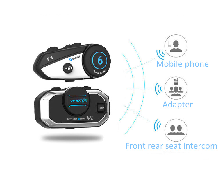 Vimoto V8 casco de motocicleta - Universal Motorcycle Helmet Intercom Headset reseña y precio