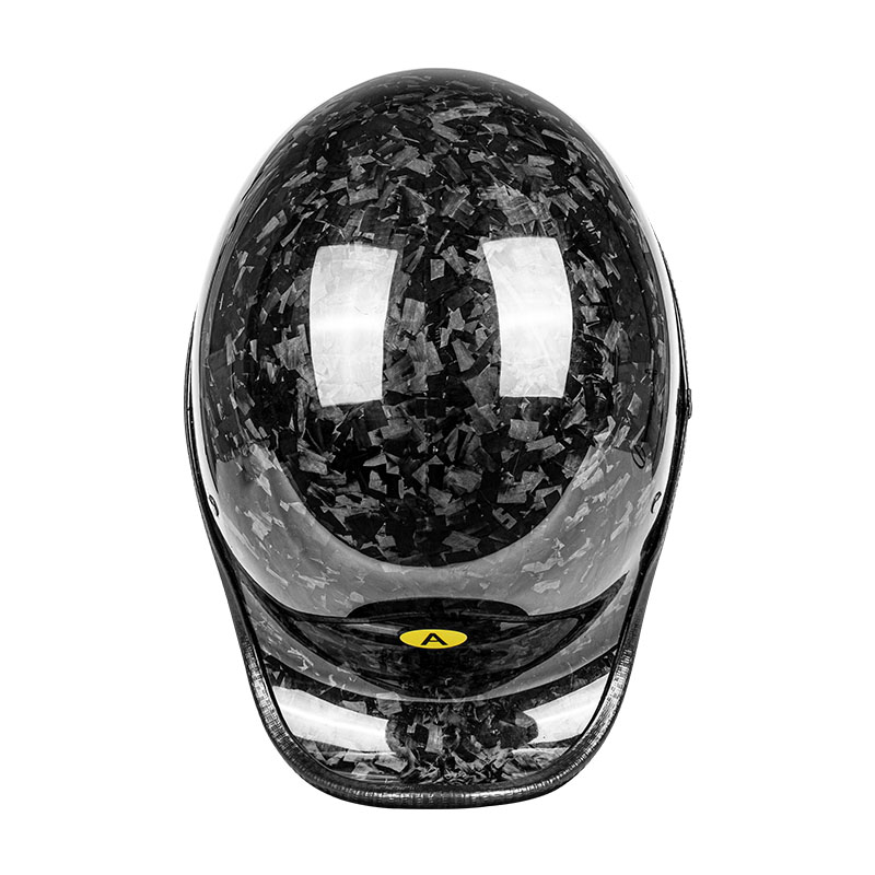Casco Abierto de Fibra de Carb - Carbon Fiber Lightweight Motorcycle Helmet reseña y precio