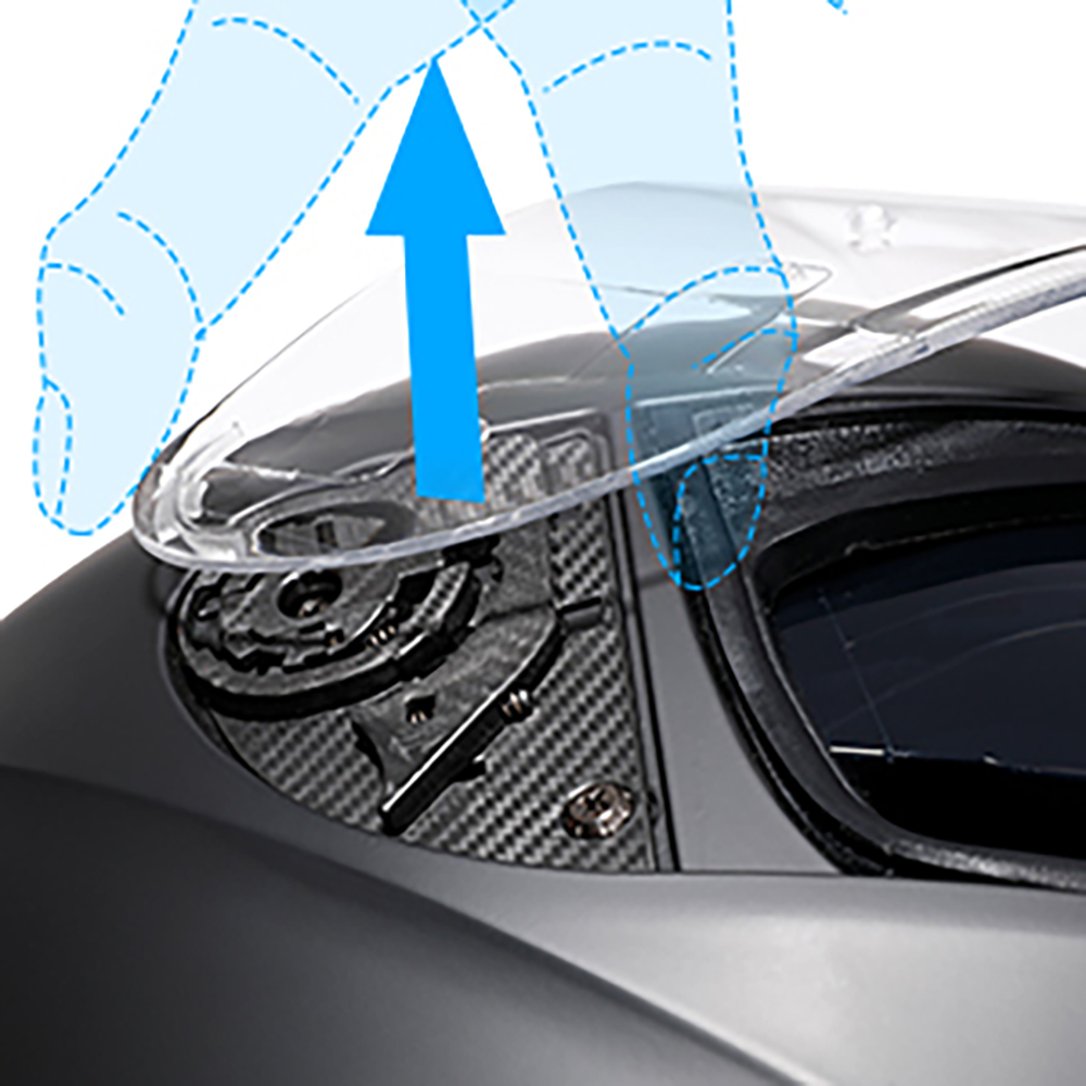 Visera para Casco CYRIL AH17,  - Carbon Fiber Lightweight Motorcycle Helmet reseña y precio