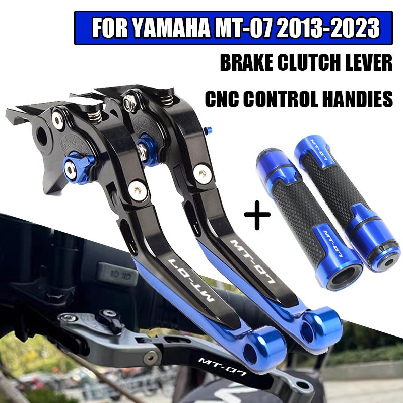 Para MT-07 FZ-07 MT 07 FZ07 MT - Cnc Aluminum Adjustable Brake Clutch Levers reseña y precio