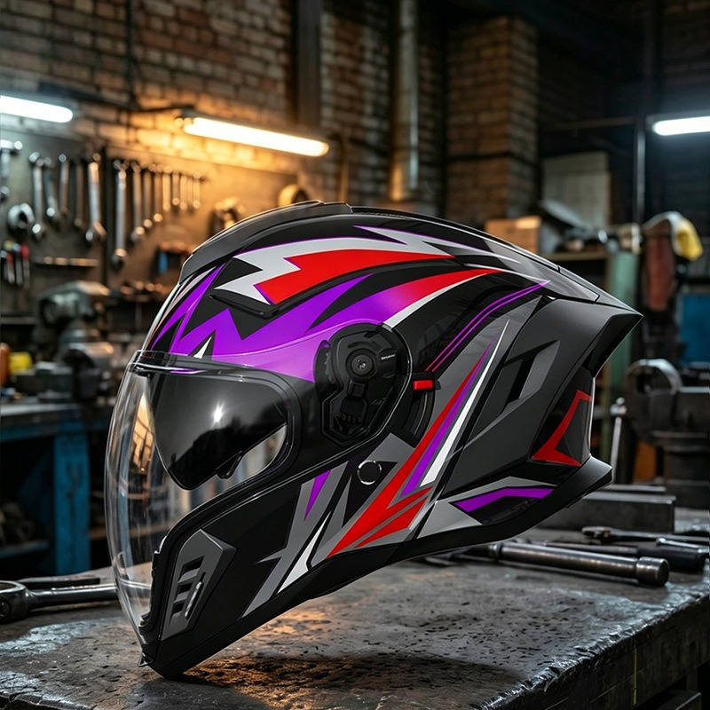 Casco de Moto Integral para la - Full Face Motorcycle Helmet With Bluetooth reseña y precio