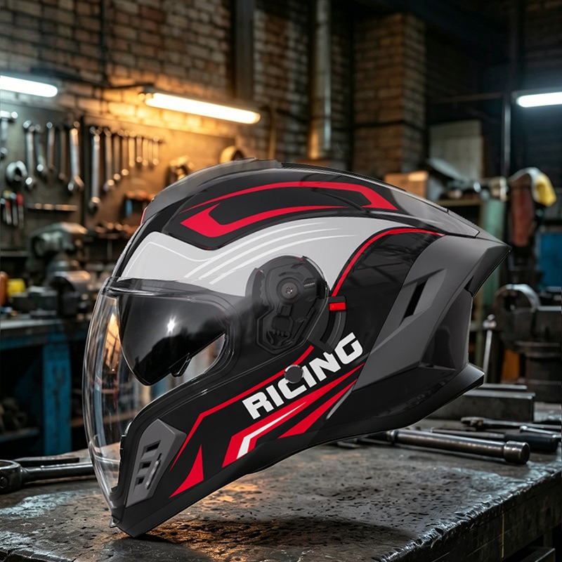 Casco de Moto Integral para la - Full Face Motorcycle Helmet With Bluetooth reseña y precio