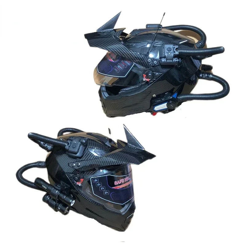 Casco retro motocicleta todote - Full Face Motorcycle Helmet With Bluetooth reseña y precio